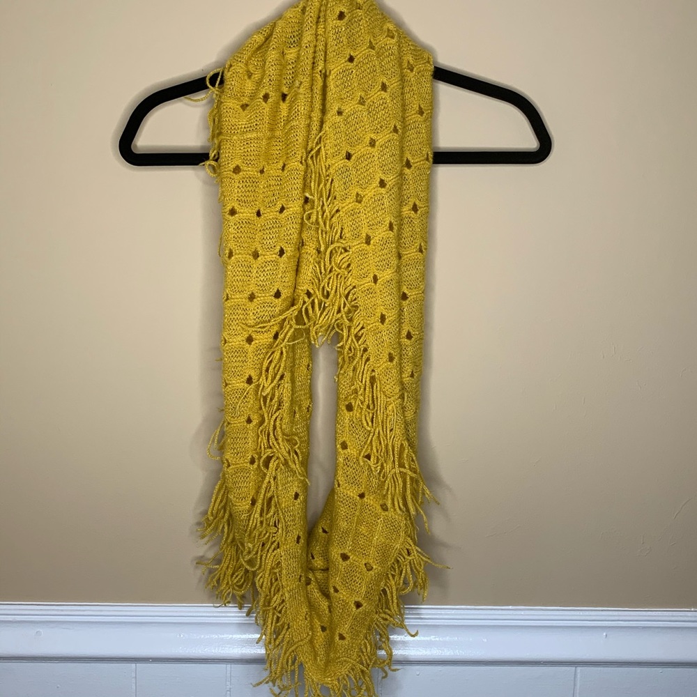 Mustard Colored Infinity Scarf